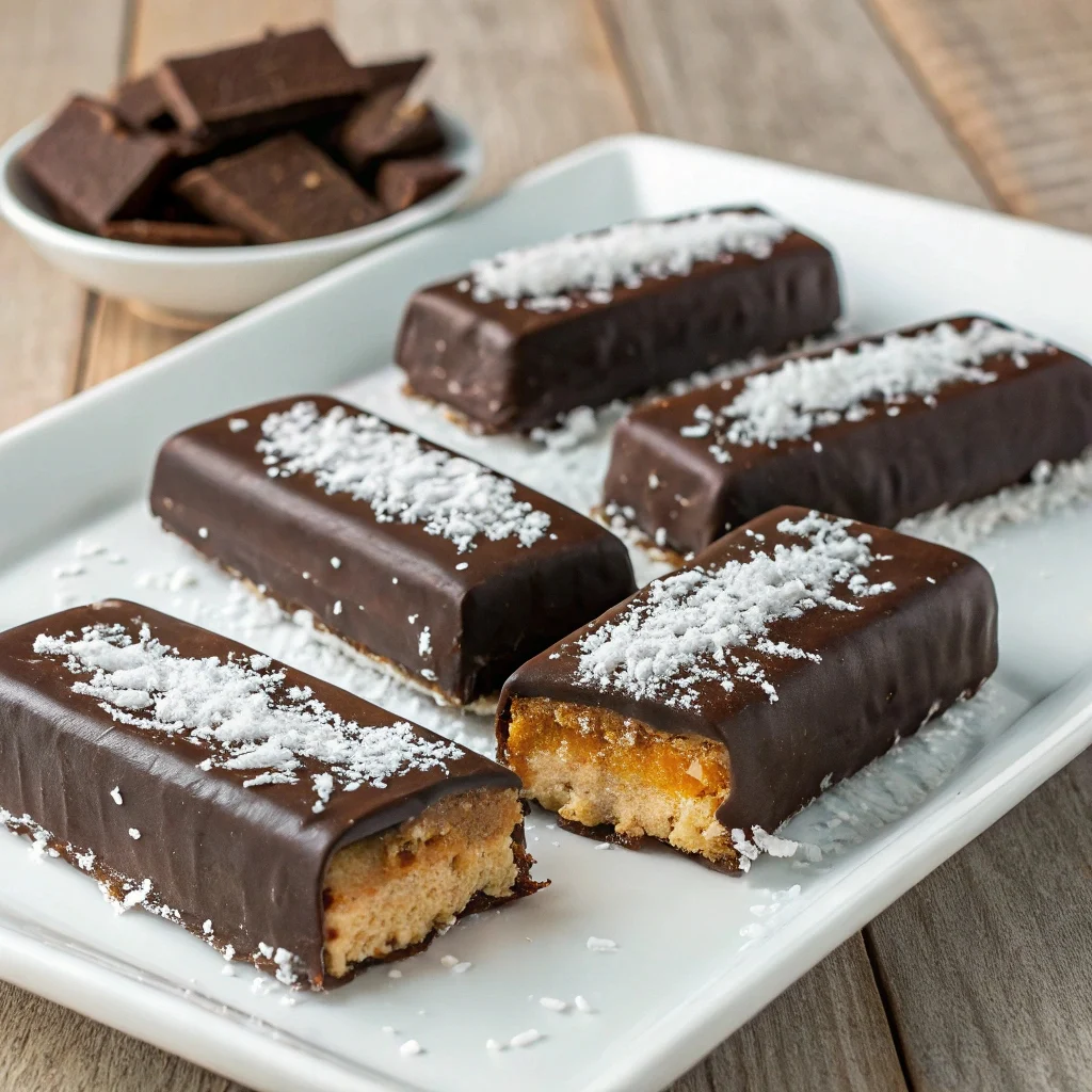 Homemade mounds bars