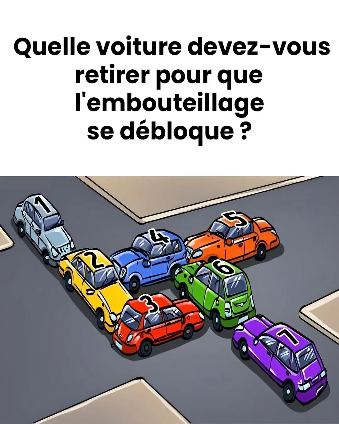 Quelle voiture devez vous retirer pour que lembouteillage se debloque.jpg